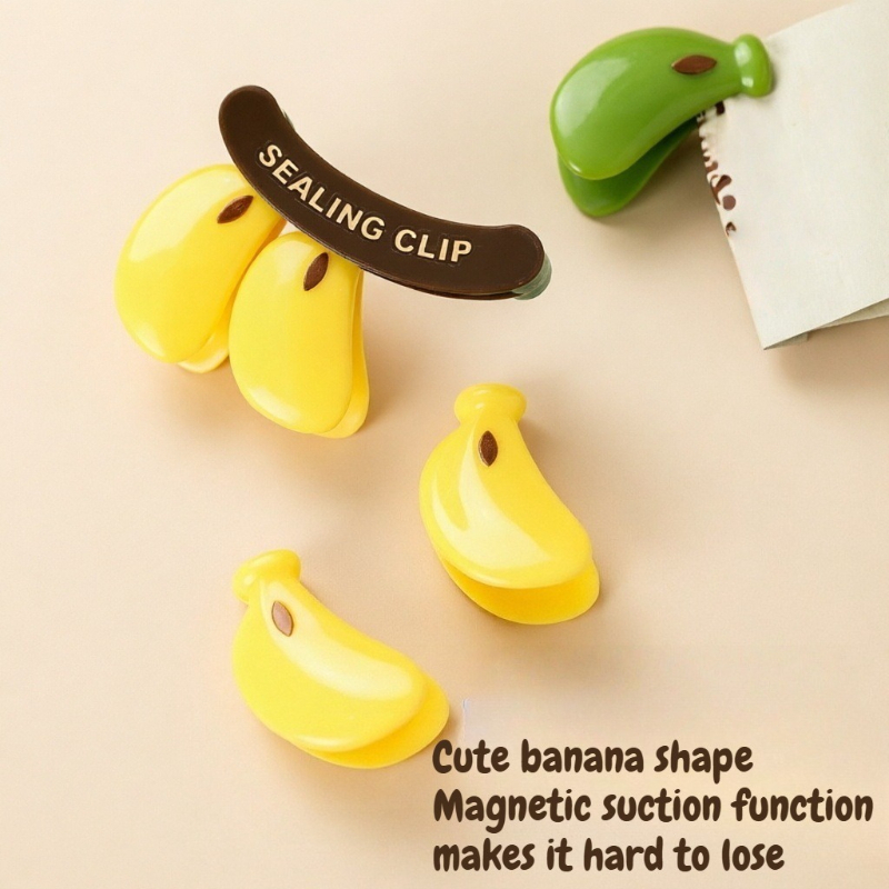 Home Office Bagas - 1 Cute Banana Refrigerator Magnet, Magnetic