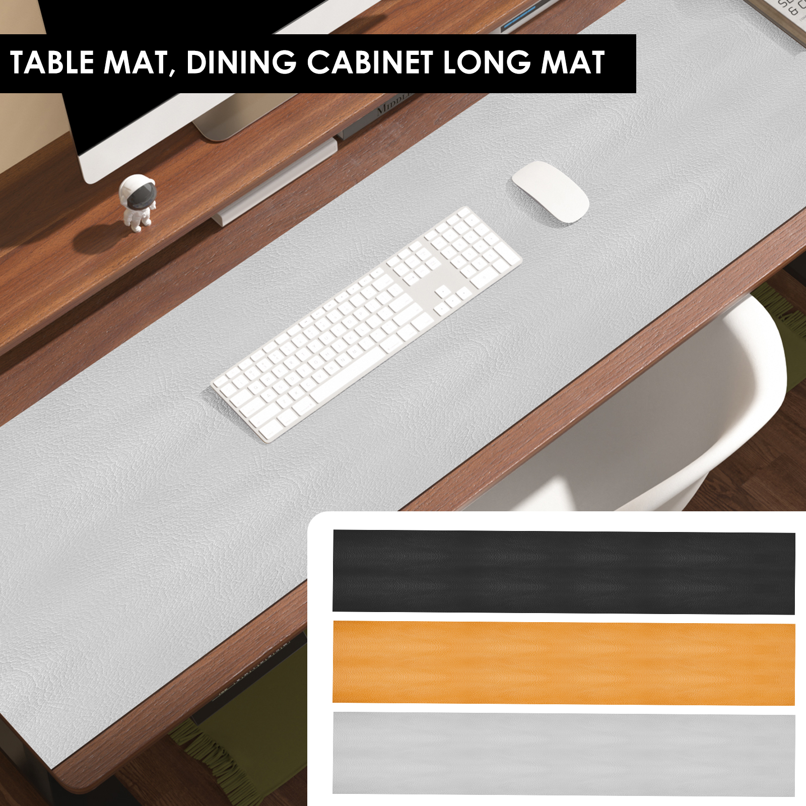 Desk Mat Leather - 63Inch Waterproof Desk Mat PVC Leather