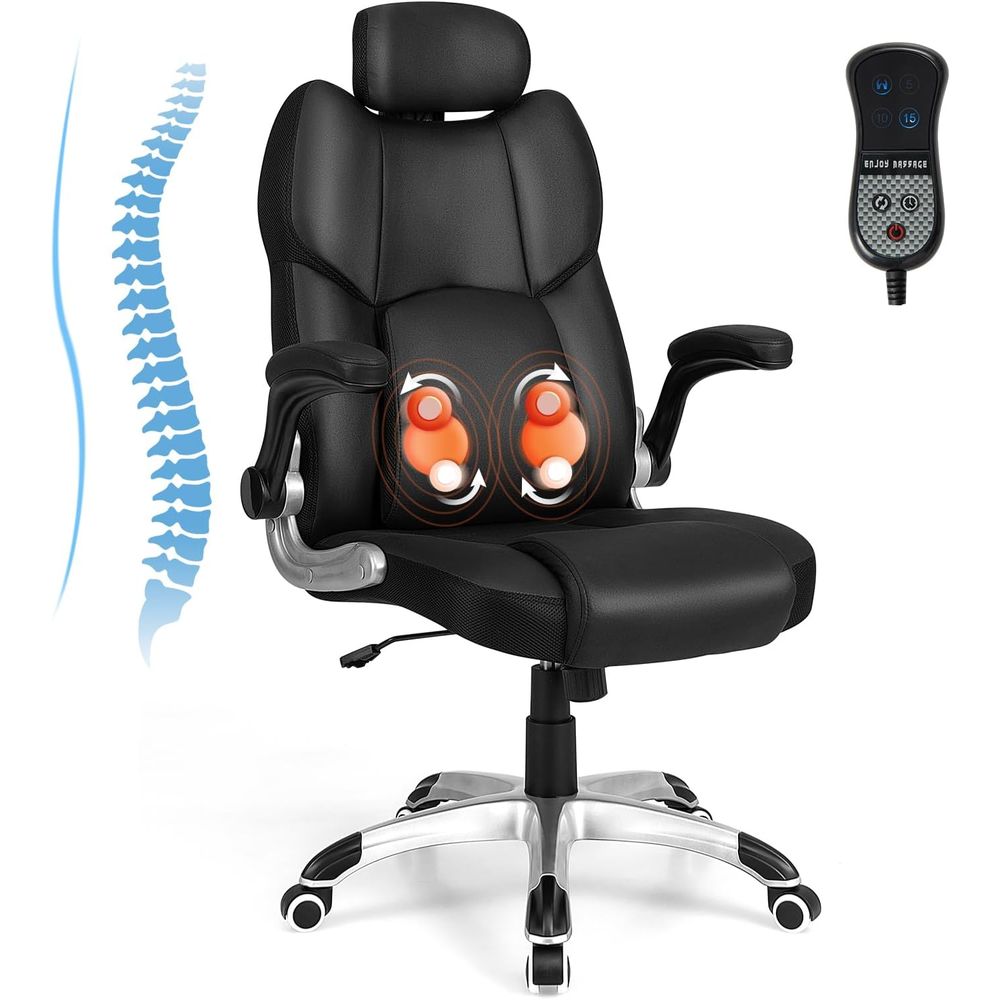 Home Office Chair - Ergonomic Massage Office Chair with Removable