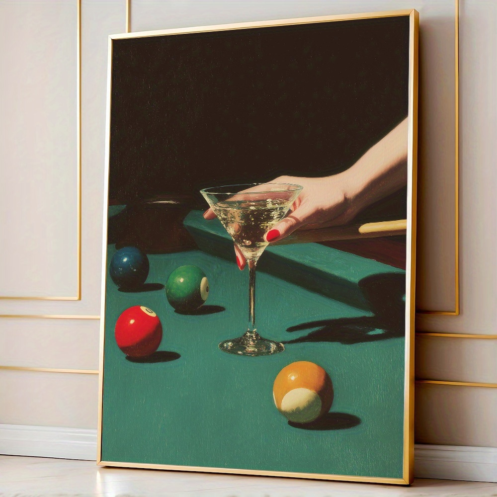 1pc Vintage Billiards Cocktail - Home Office Minimalist ulasan dan harga