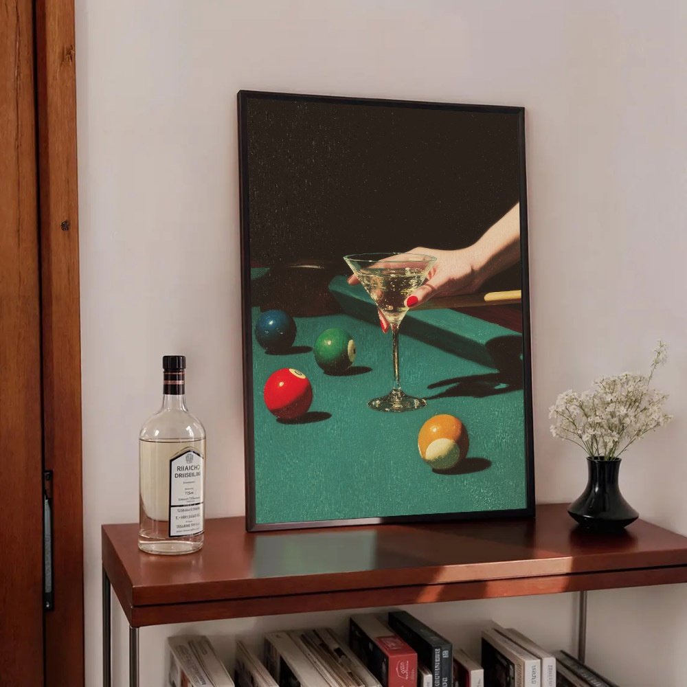 1pc Vintage Billiards Cocktail - Home Office Minimalist ulasan dan harga
