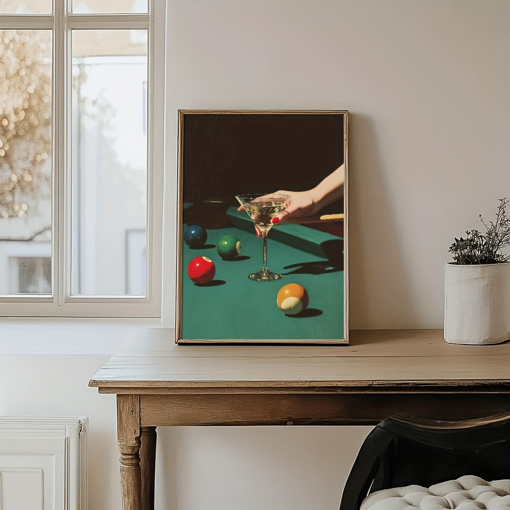 1pc Vintage Billiards Cocktail - Home Office Minimalist ulasan dan harga