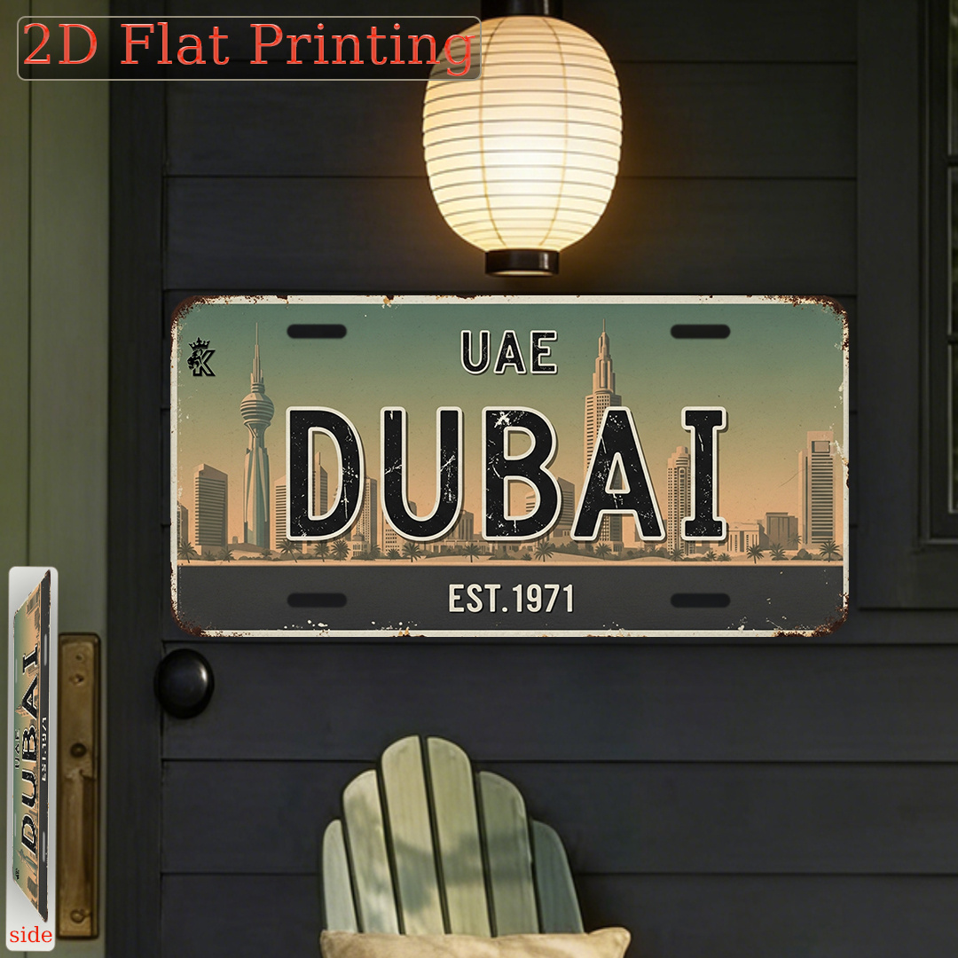 Dubai UAE EST.1971 License Pla - Home Office Dubai ulasan dan harga