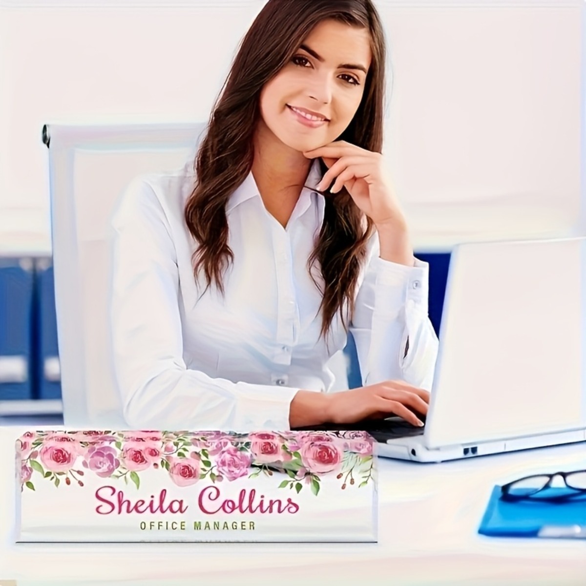 [2D Flat] Minimalist Floral Ac - Home Office Minimalist ulasan dan harga