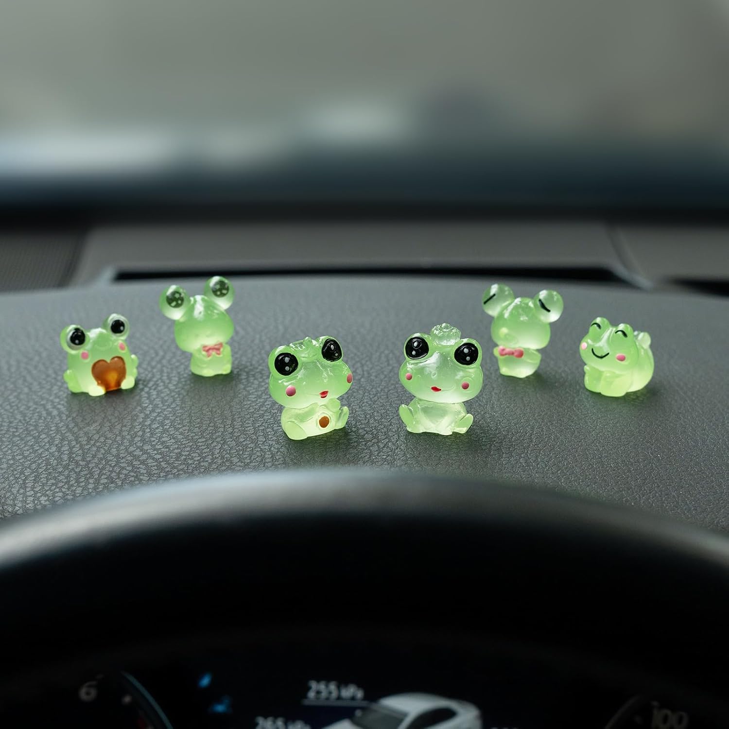 6PCS Fun Luminous Frog Car Das - Home Office With View ulasan dan harga