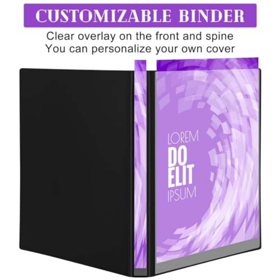 24 Pcs 3 Ring Plastic Binders  - Home Office With View ulasan dan harga