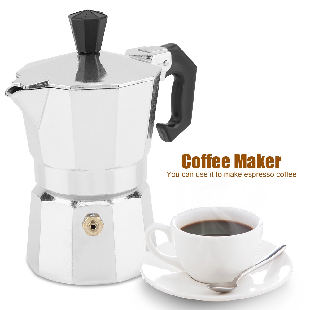 50mL 1 Cup Aluminum Italian Ty - Home Office Moka ulasan dan harga