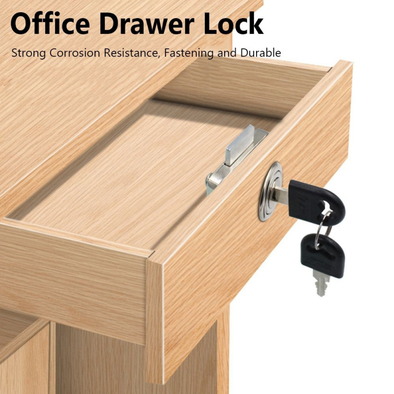 Zinc Alloy Drawer Lock for Hom - Home Office Desk With Drawers ulasan dan harga