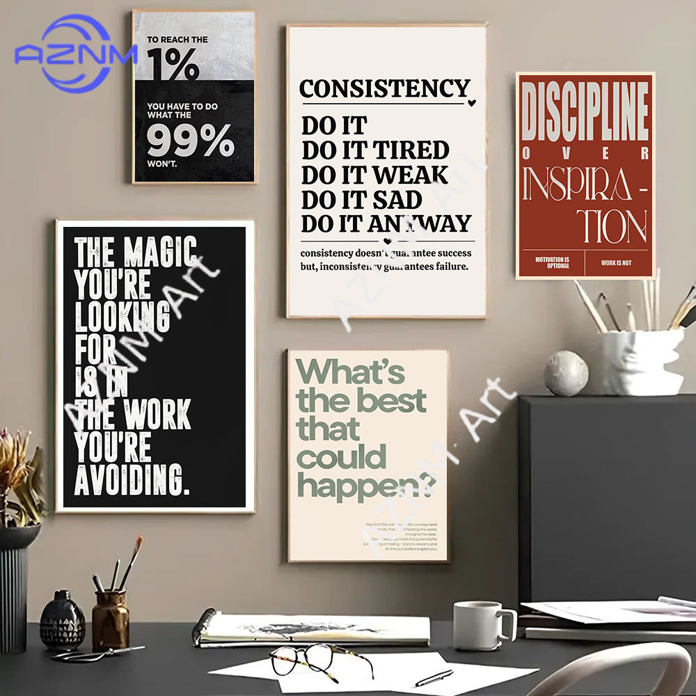 Minimalist Motivational Quotes - Home Office Minimalist ulasan dan harga