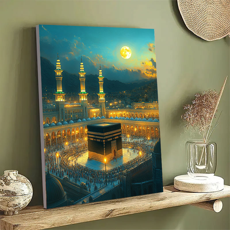 Frameless Canvas Painting: Isl - Home Office With View ulasan dan harga