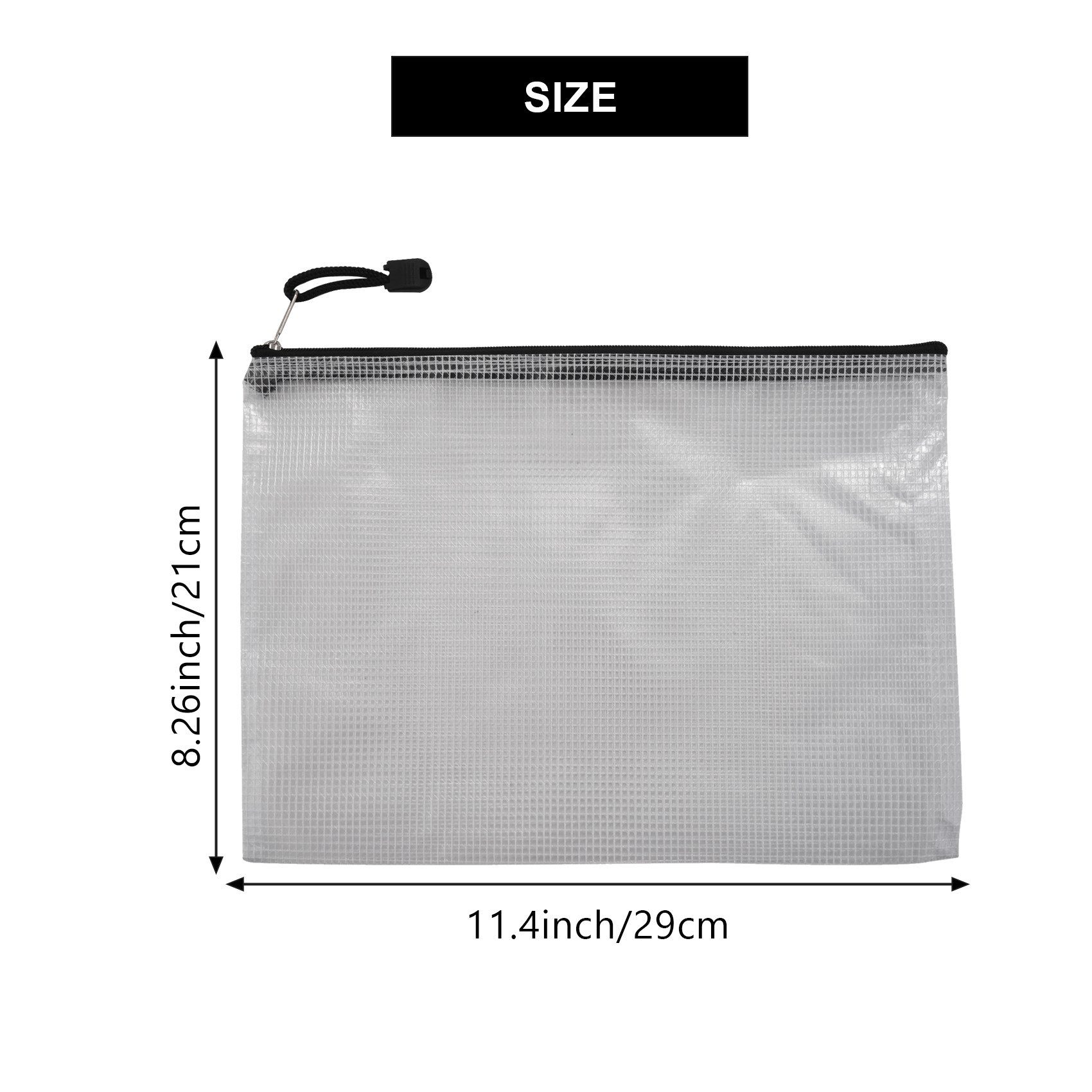 20Pcs B5 Zipper Document Pouch - Home Office Bagas ulasan dan harga