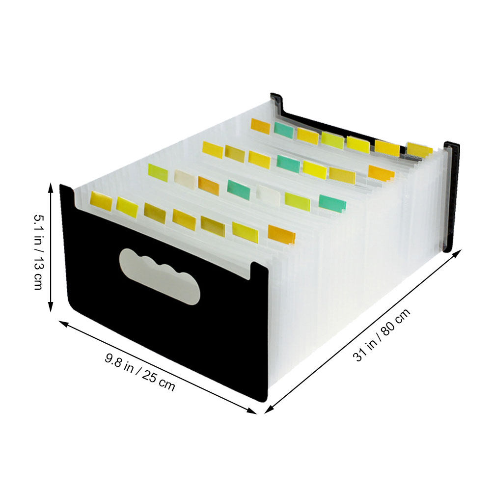 A6 Mini Accordion File Folder  - Home Office Tax ulasan dan harga