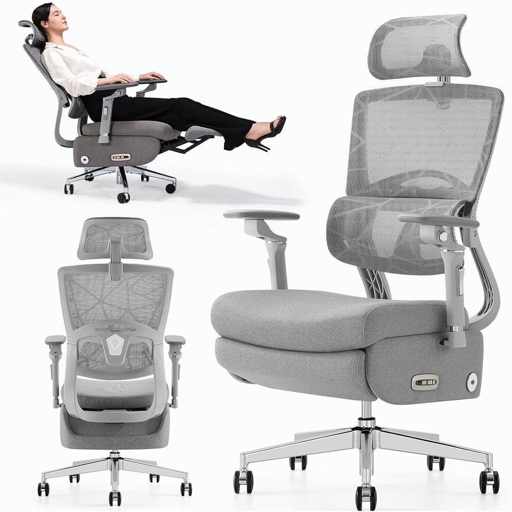 Dual-Motor Ergonomic Office Ch - Home Office Chair ulasan dan harga