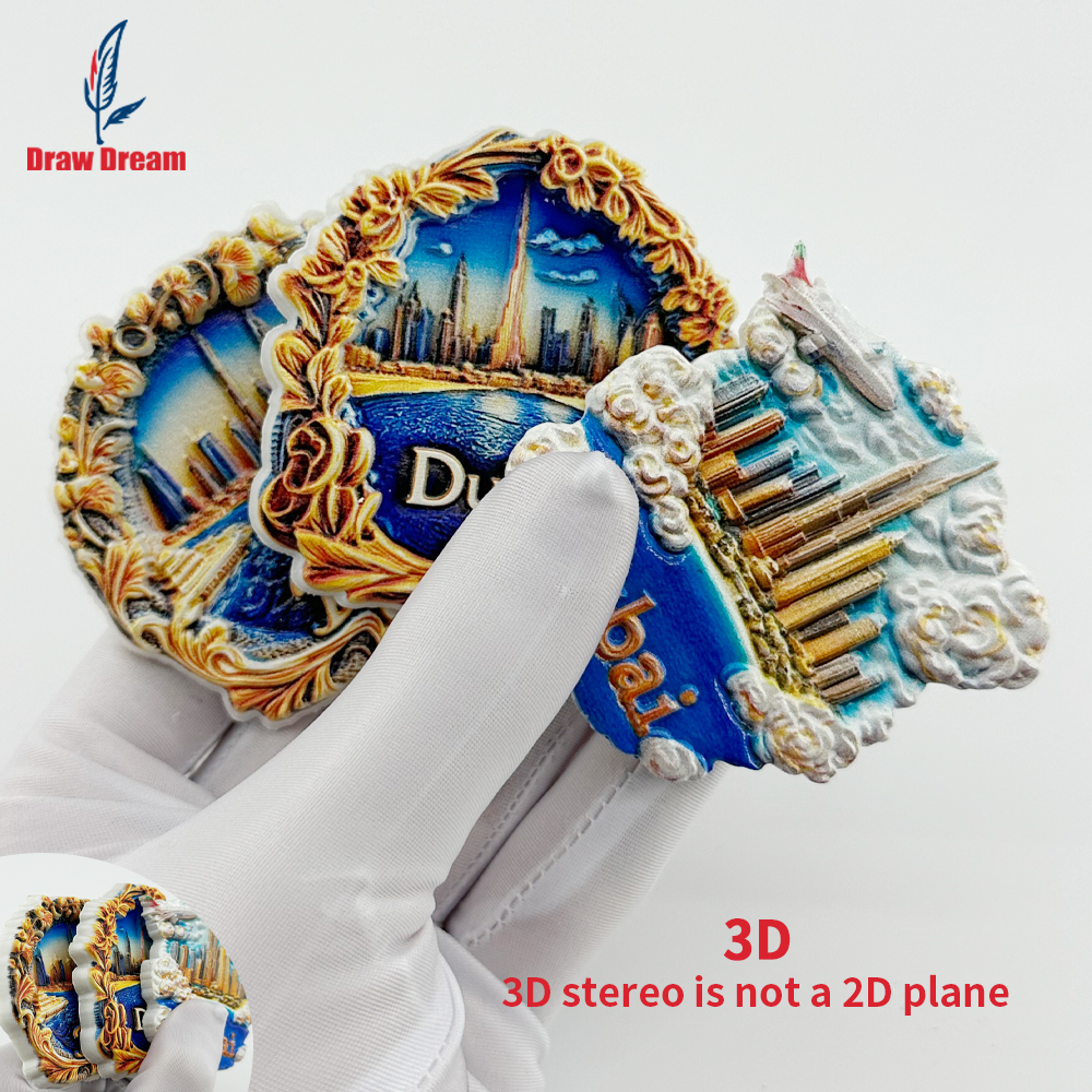 1Pc Dubai Creative 3D Refriger - Home Office Dubai ulasan dan harga
