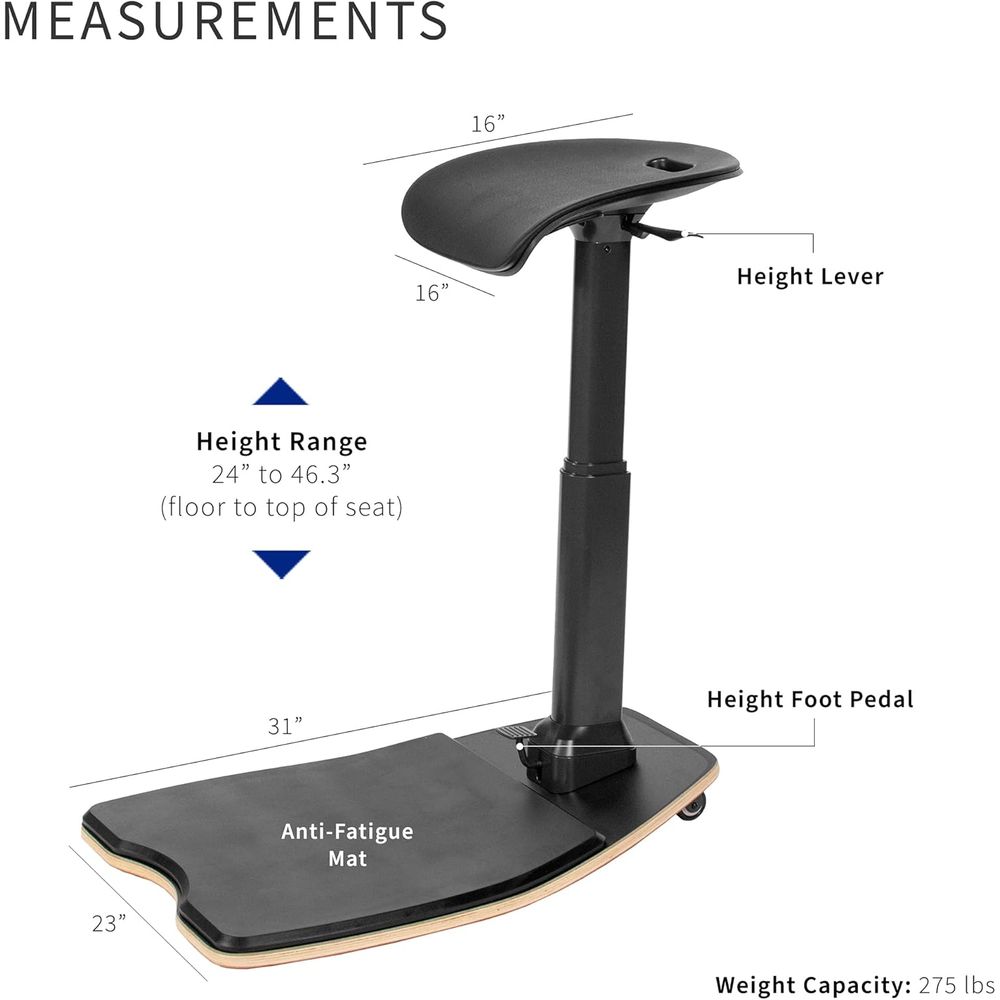 Anti-Fatigue Mat Leaning Perch - Home Office Chair ulasan dan harga
