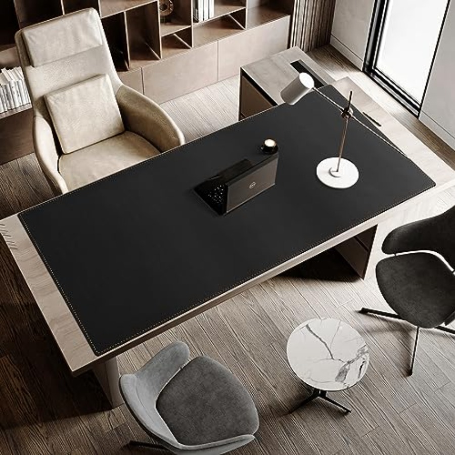 63x31.5 Leather Desk Mat XXL L - Desk Mat Leather ulasan dan harga