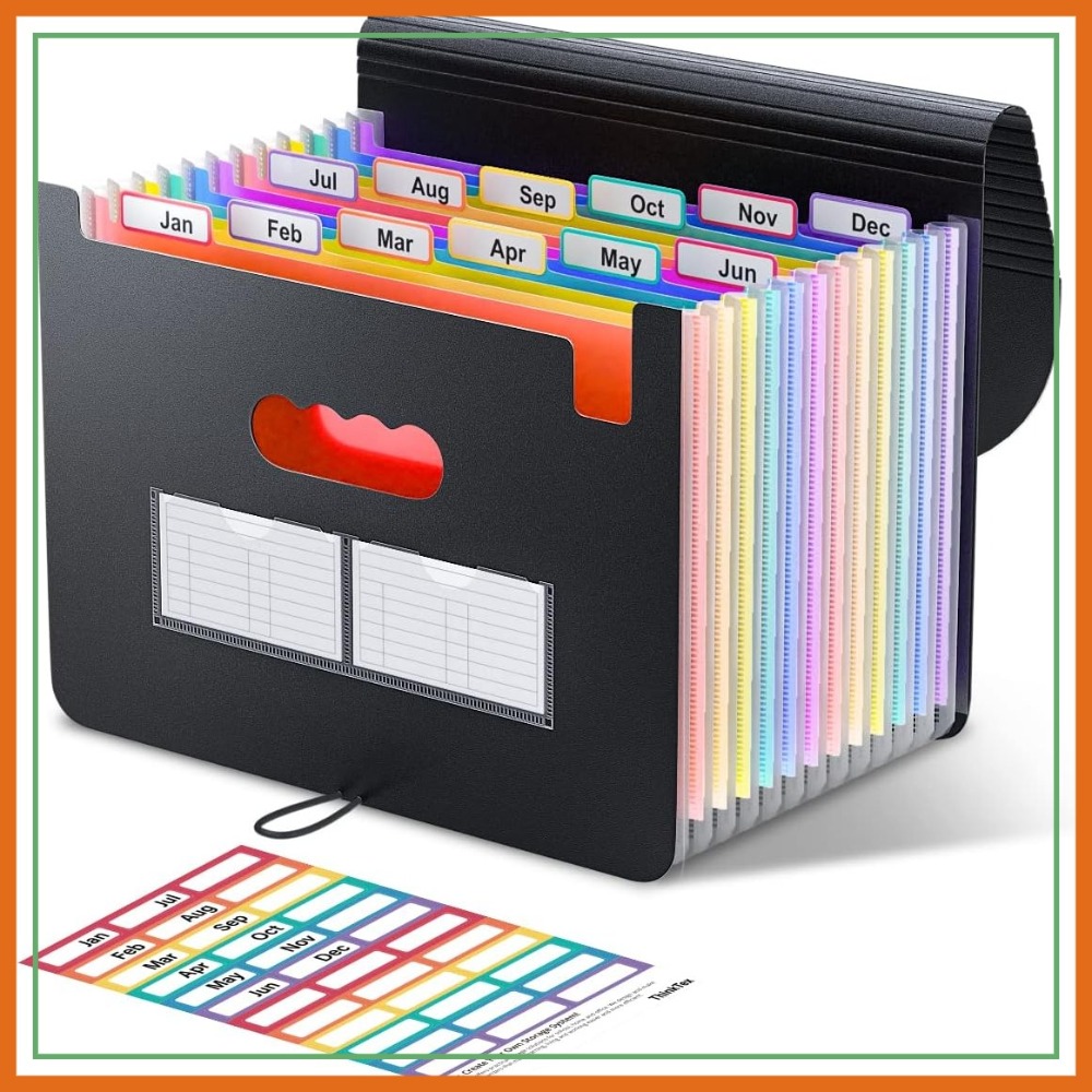 12-Pocket Expanding File Folde - Home Office Tax ulasan dan harga