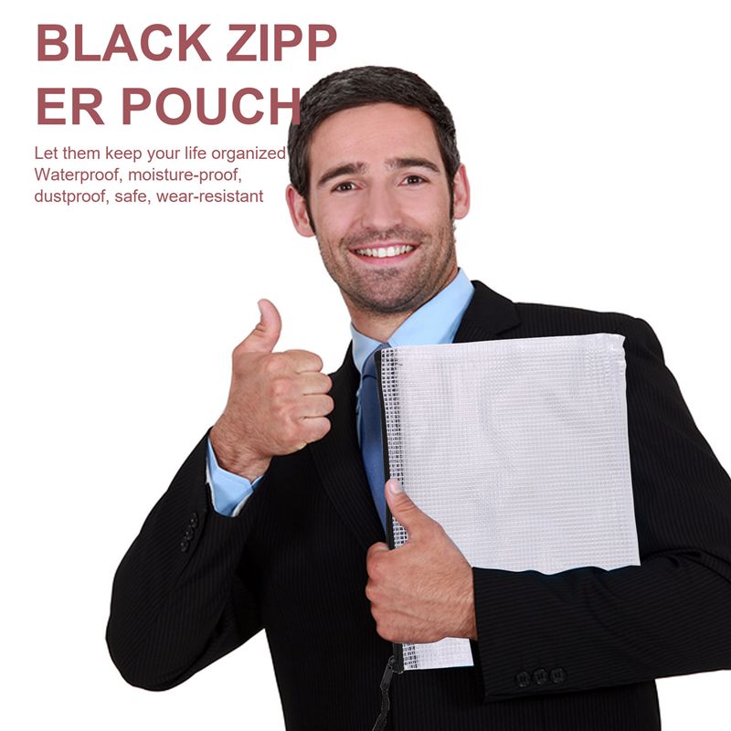 18Pcs Mesh Zipper Pouch Docume - Home Office Bagas ulasan dan harga
