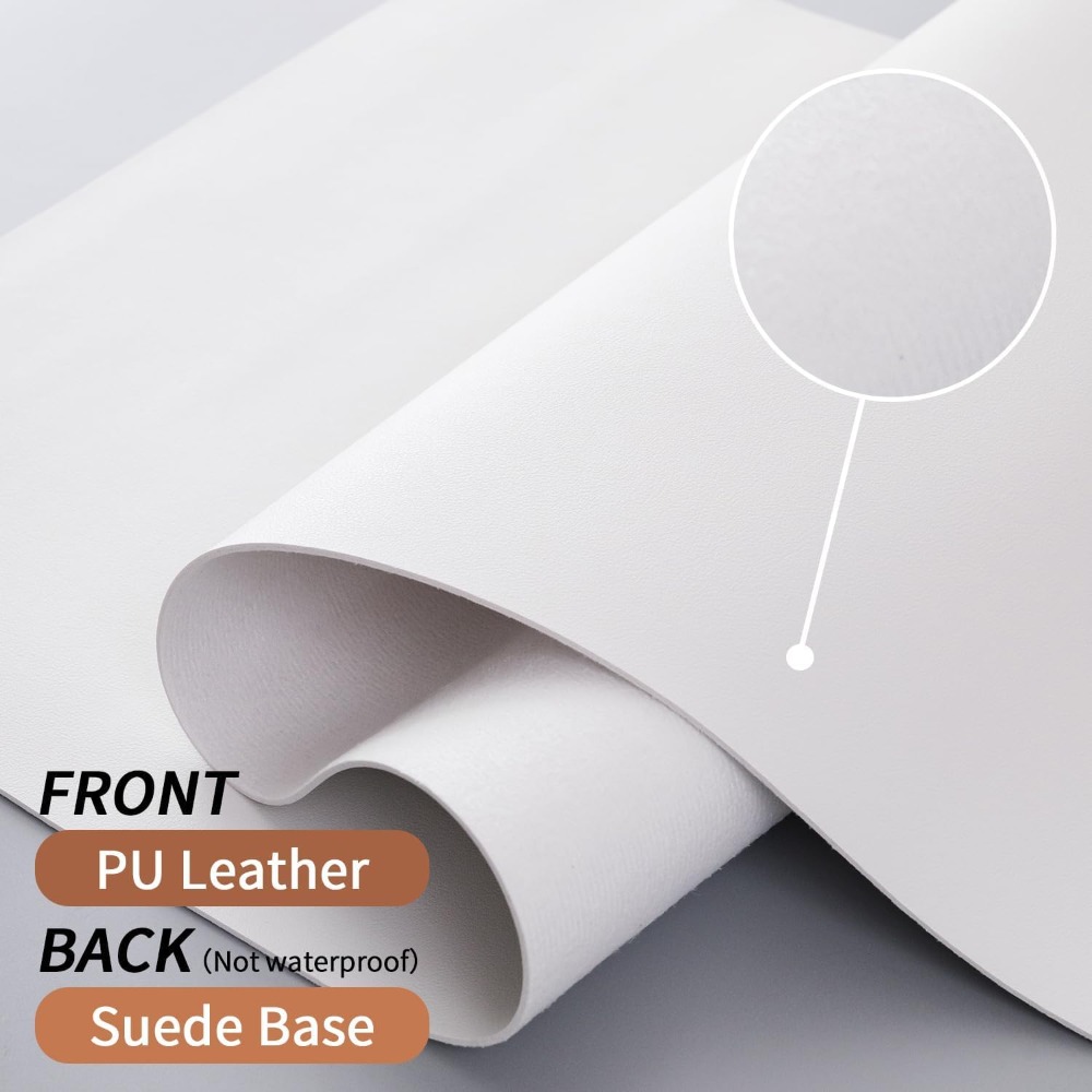 Bloss White Desk Mat, Waterpro - Desk Mat Leather ulasan dan harga