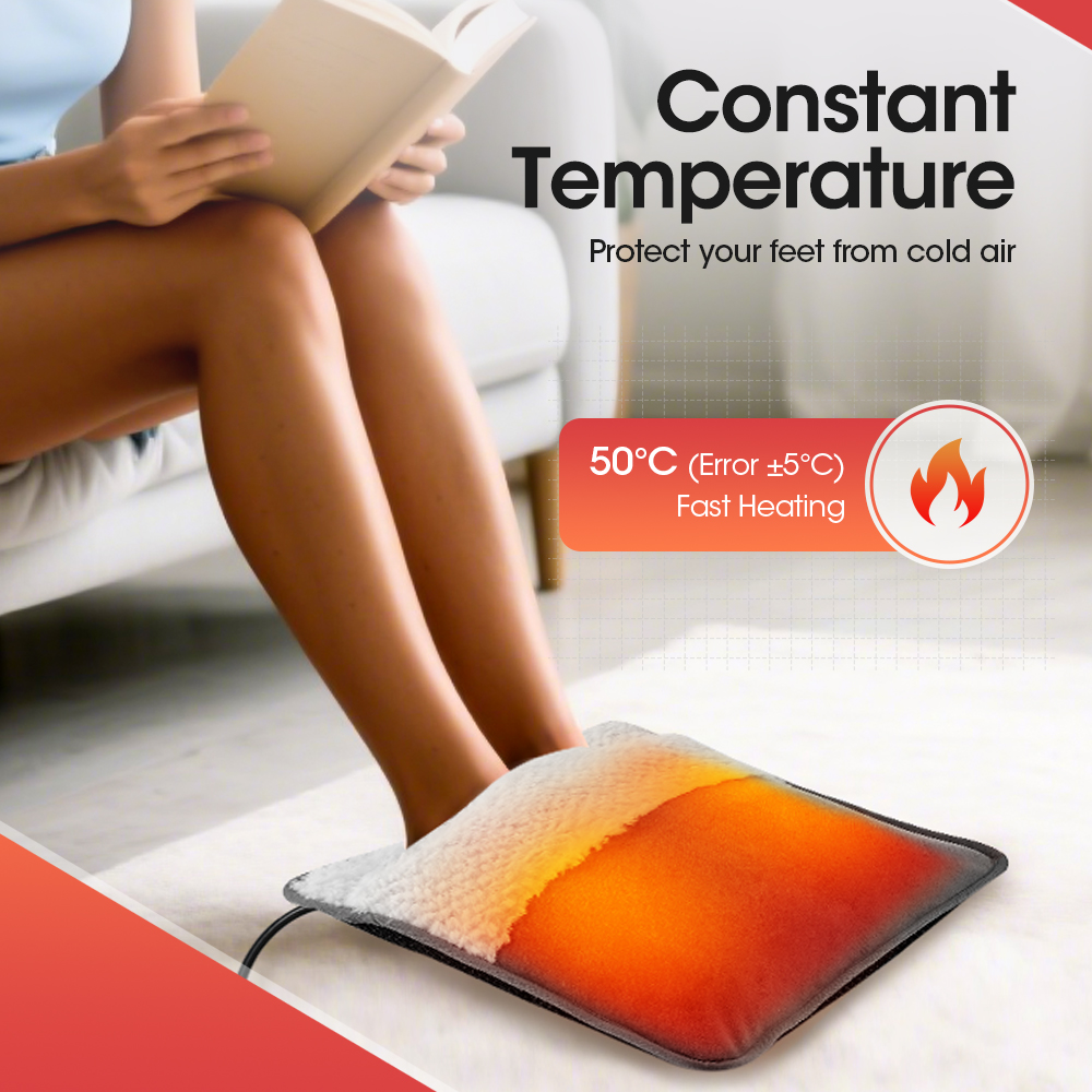 Electric Heating Foot Pad 50°C - Home Office Alternative ulasan dan harga