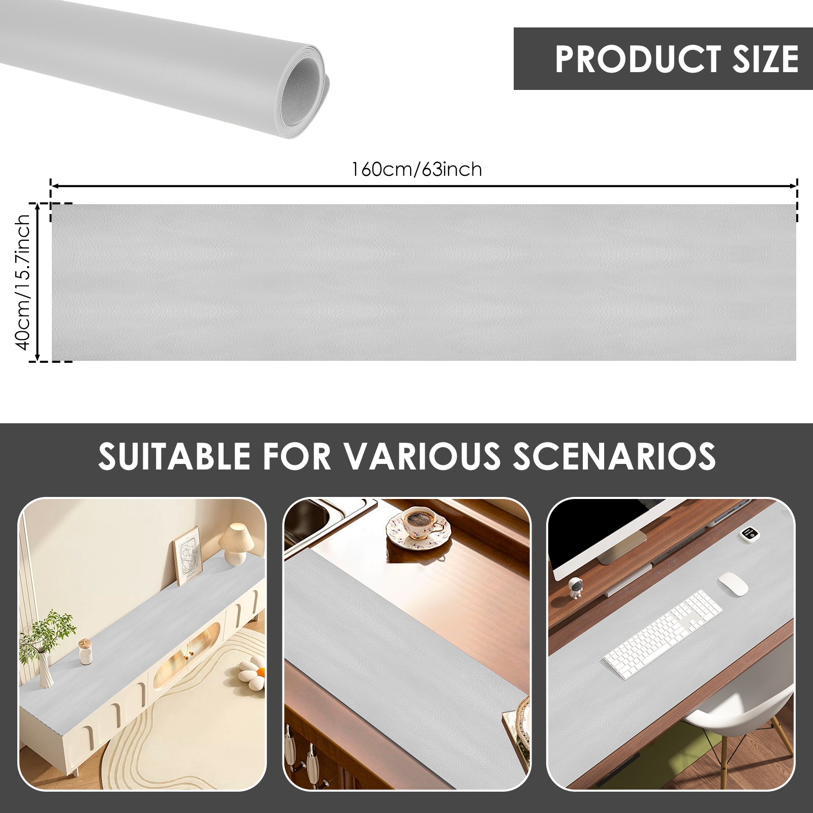 63Inch Waterproof Desk Mat PVC - Desk Mat Leather ulasan dan harga