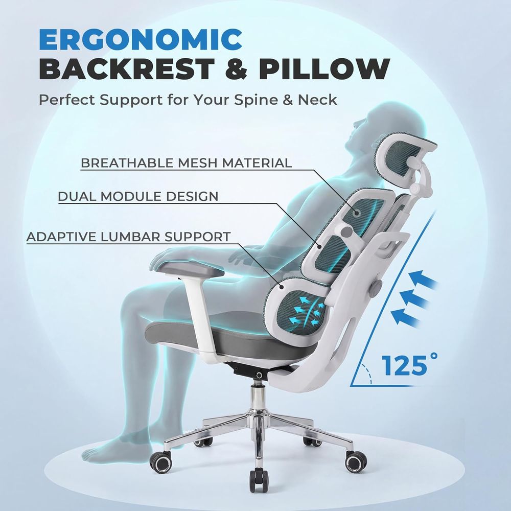 Ergonomic High-Capacity Home M - Home Office Chair ulasan dan harga