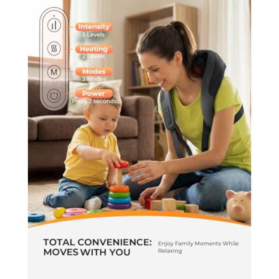 Cordless neck massager for hom - Home Office Alternative ulasan dan harga