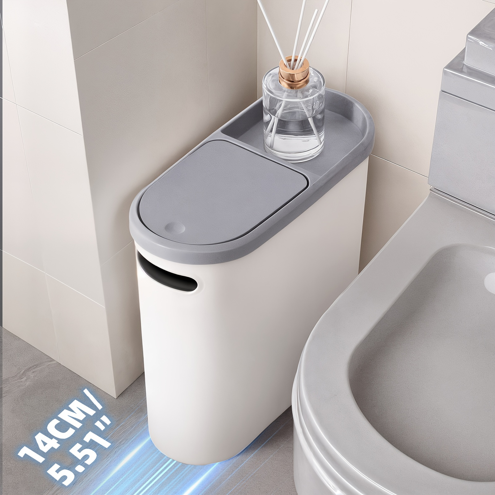 2/1 bathroom trash cans, compa - Home Office Bagas ulasan dan harga