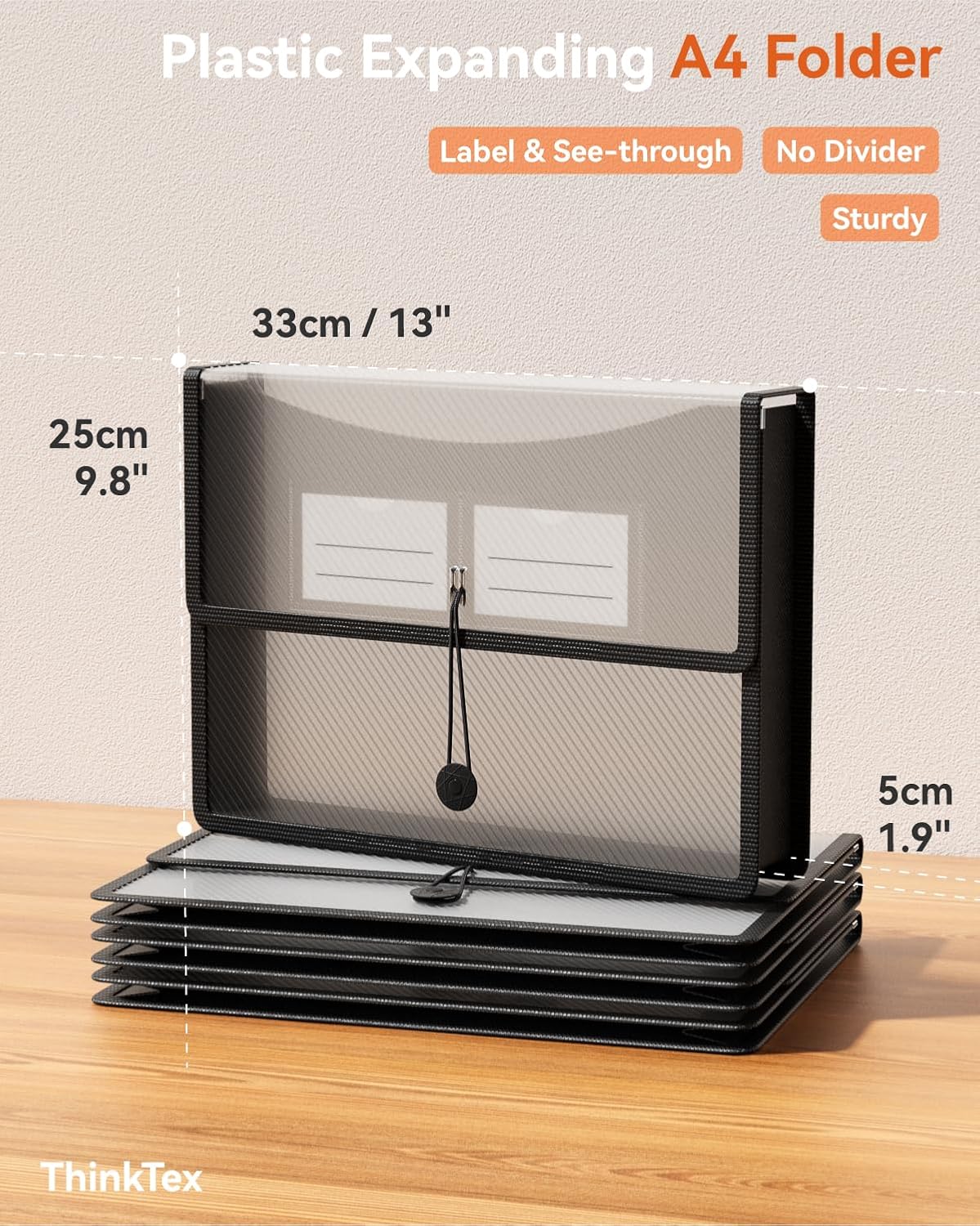Plastic Expanding File Folders - Home Office Tax ulasan dan harga