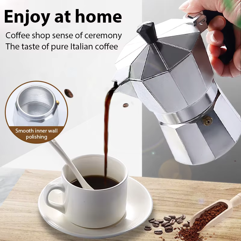 Aluminum Coffee Kettle Latte P - Home Office Moka ulasan dan harga
