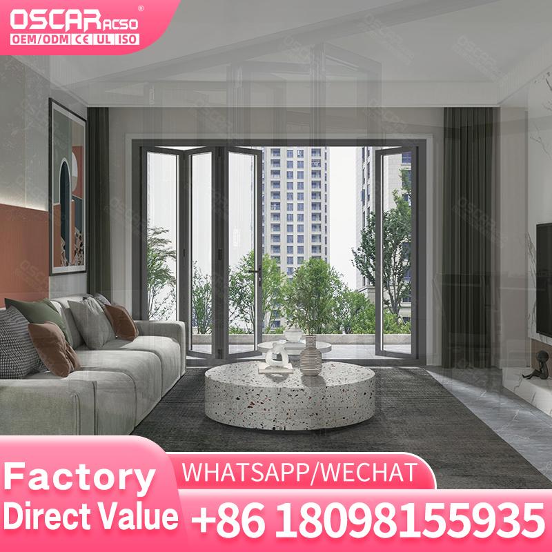Modern Aluminum Folding Door S - Home Office Border Force ulasan dan harga