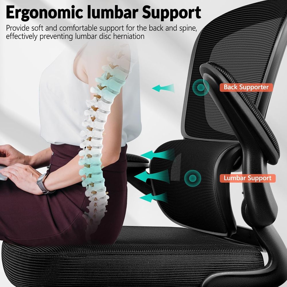Ergonomic Breathable Mesh Desk - Home Office Chair ulasan dan harga