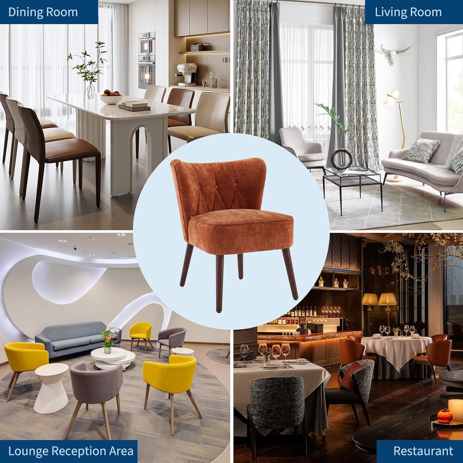 Modern Accent Chair for Living - Home Office Cozy ulasan dan harga