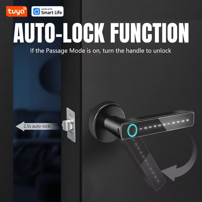 Tuya Smart 5‑in‑1 Fingerprint  - Home Office Immigration ulasan dan harga