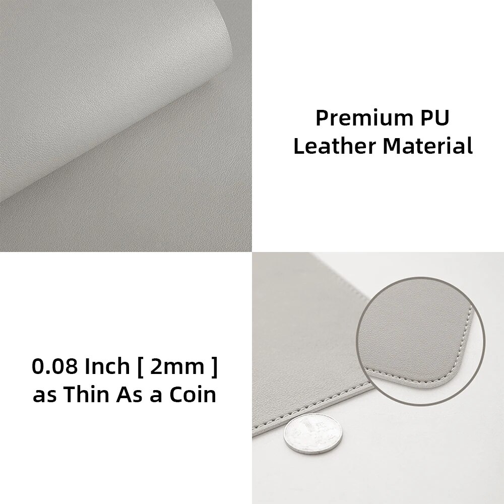 1 Pcs Large Size 60*30mm Offic - Desk Mat Leather ulasan dan harga