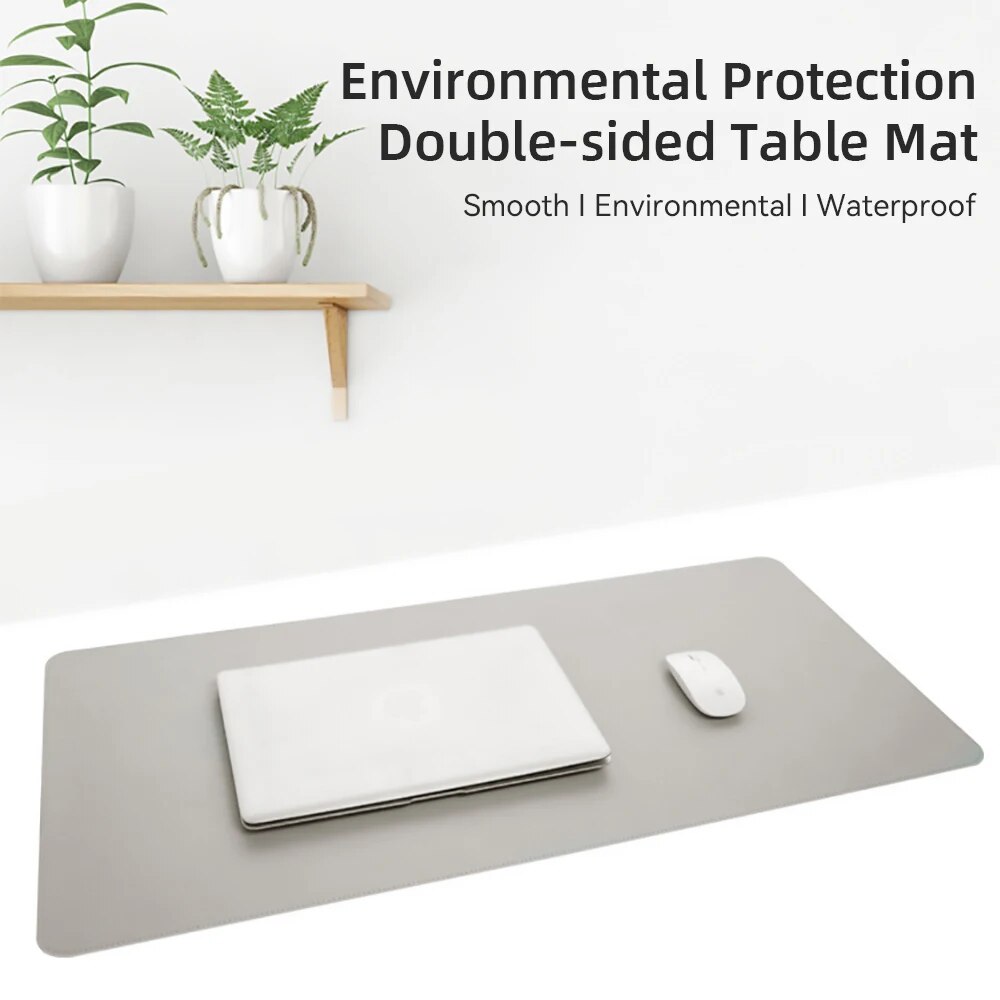 1 Pcs Large Size 60*30mm Offic - Desk Mat Leather ulasan dan harga