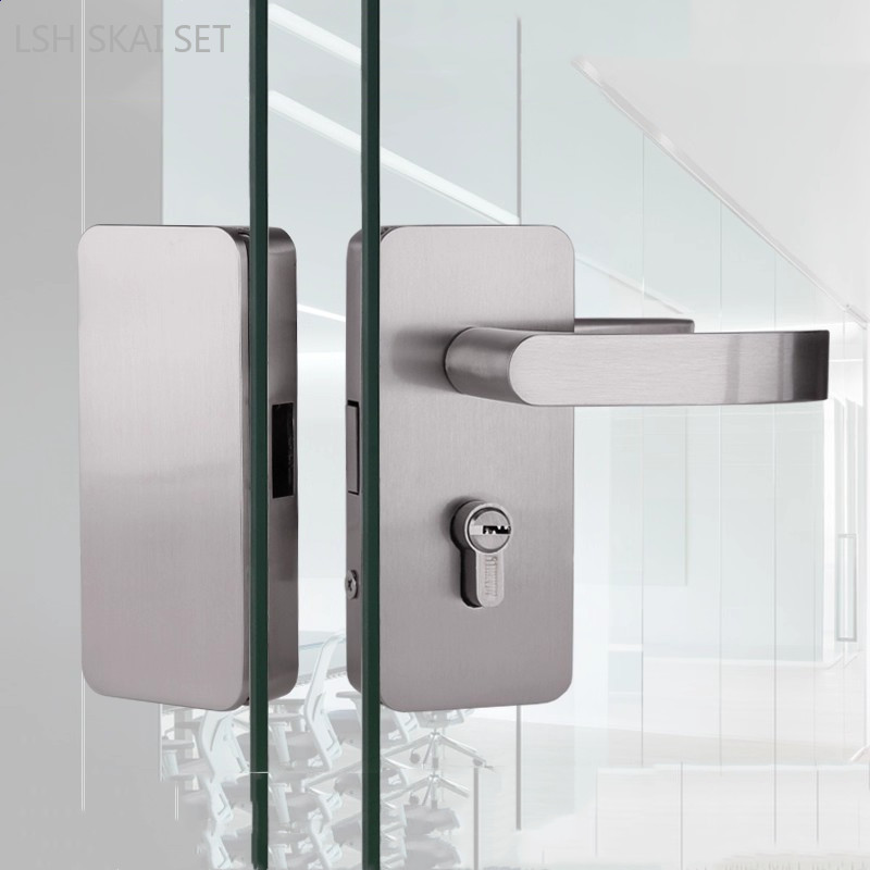 Double-sided Handle Glass Door - Home Office Immigration ulasan dan harga