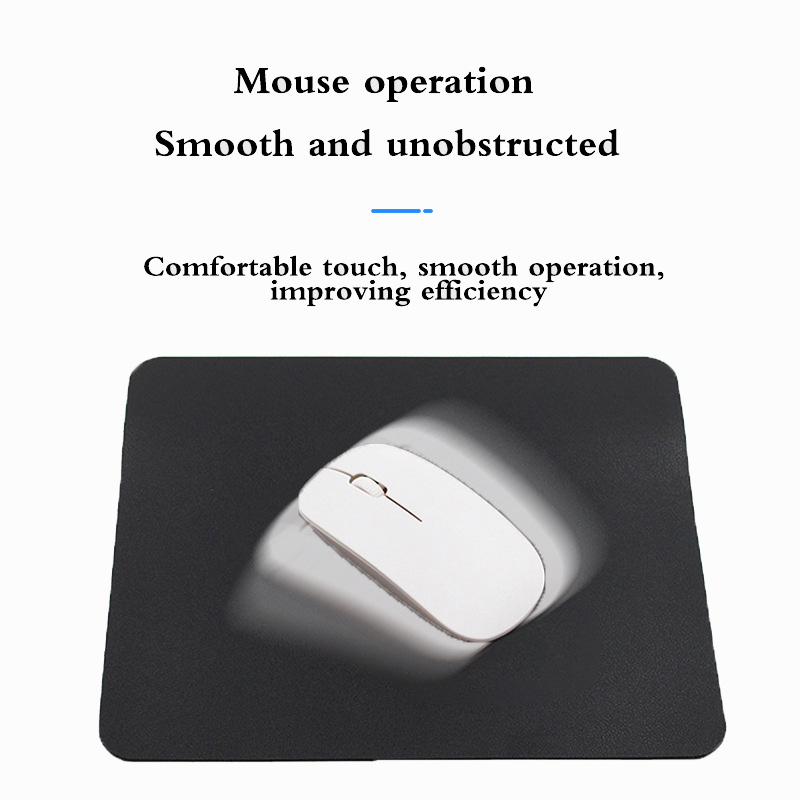 Small PU mouse pad Non-Slip Ga - Desk Mat Leather ulasan dan harga