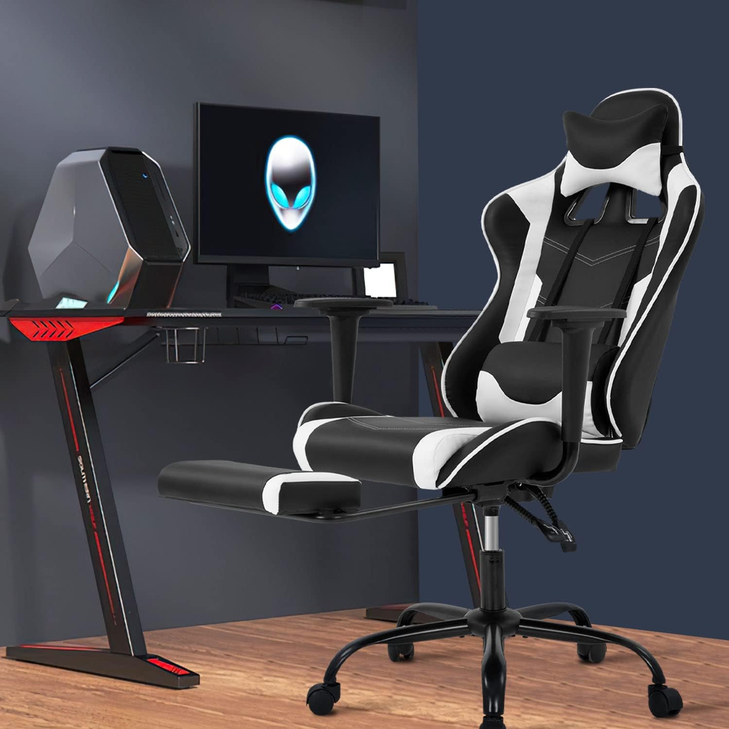 Ergonomic Gaming Chair with Fo - Home Office Chair ulasan dan harga