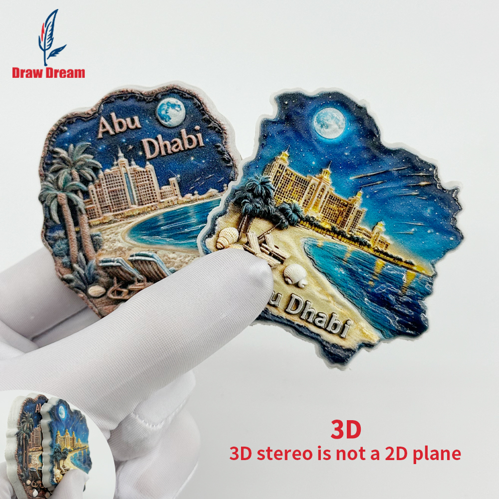 1Pc Dubai Creative 3D Refriger - Home Office Dubai ulasan dan harga