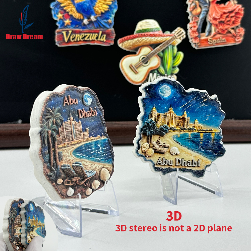 1Pc Dubai Creative 3D Refriger - Home Office Dubai ulasan dan harga