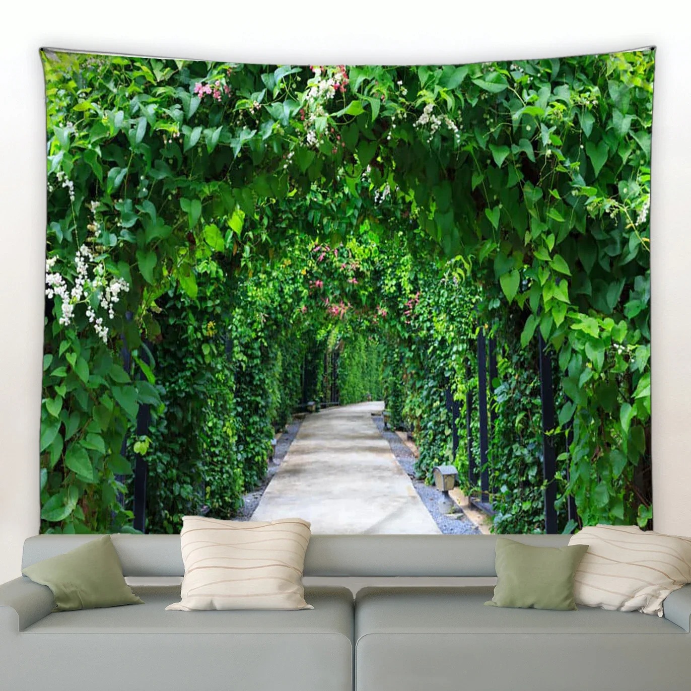 Home decoration tapestry hangi - Home Office With View ulasan dan harga