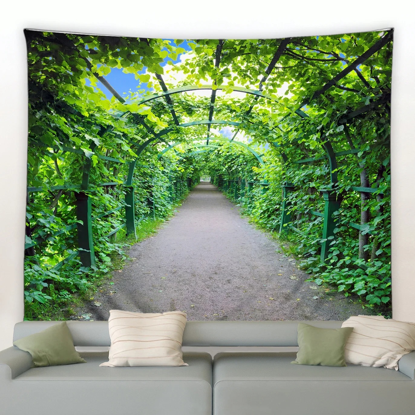 Home decoration tapestry hangi - Home Office With View ulasan dan harga