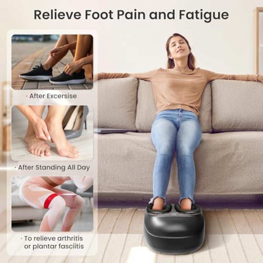 Shiatsu Foot Massager with Hea - Home Office Alternative ulasan dan harga