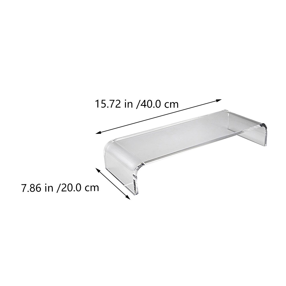 Acrylic Computer Monitor Stand - Home Office With View ulasan dan harga