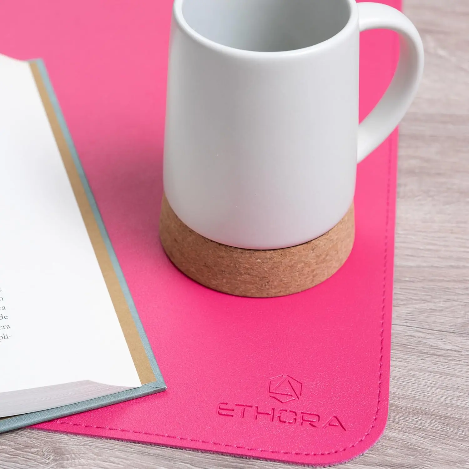 Desk Mat with Non-Slip Suede B - Desk Mat Leather ulasan dan harga