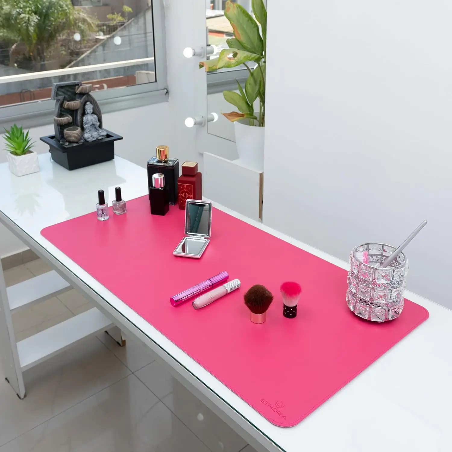 Desk Mat with Non-Slip Suede B - Desk Mat Leather ulasan dan harga