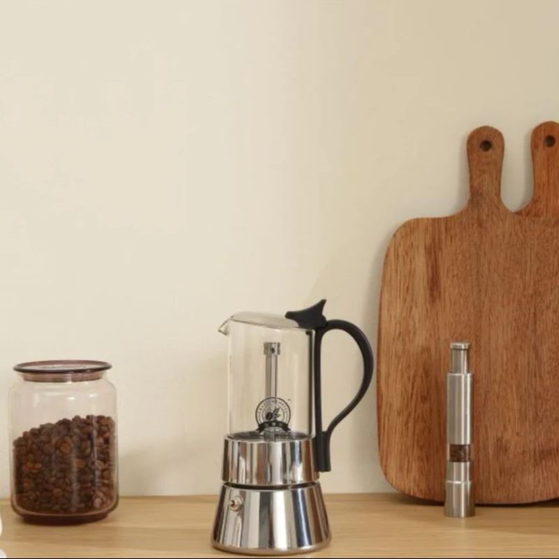 4cups See-Through Moka Pot: Hi - Home Office Moka ulasan dan harga