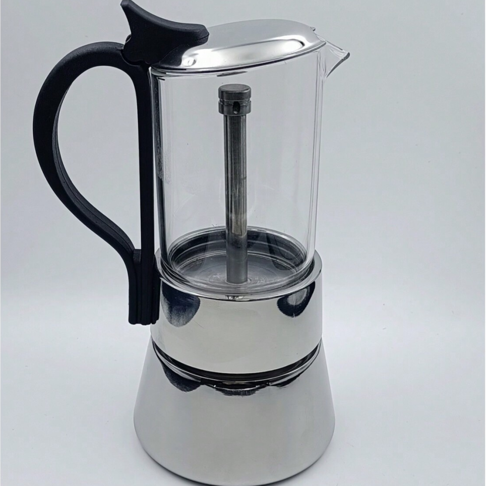 4cups See-Through Moka Pot: Hi - Home Office Moka ulasan dan harga
