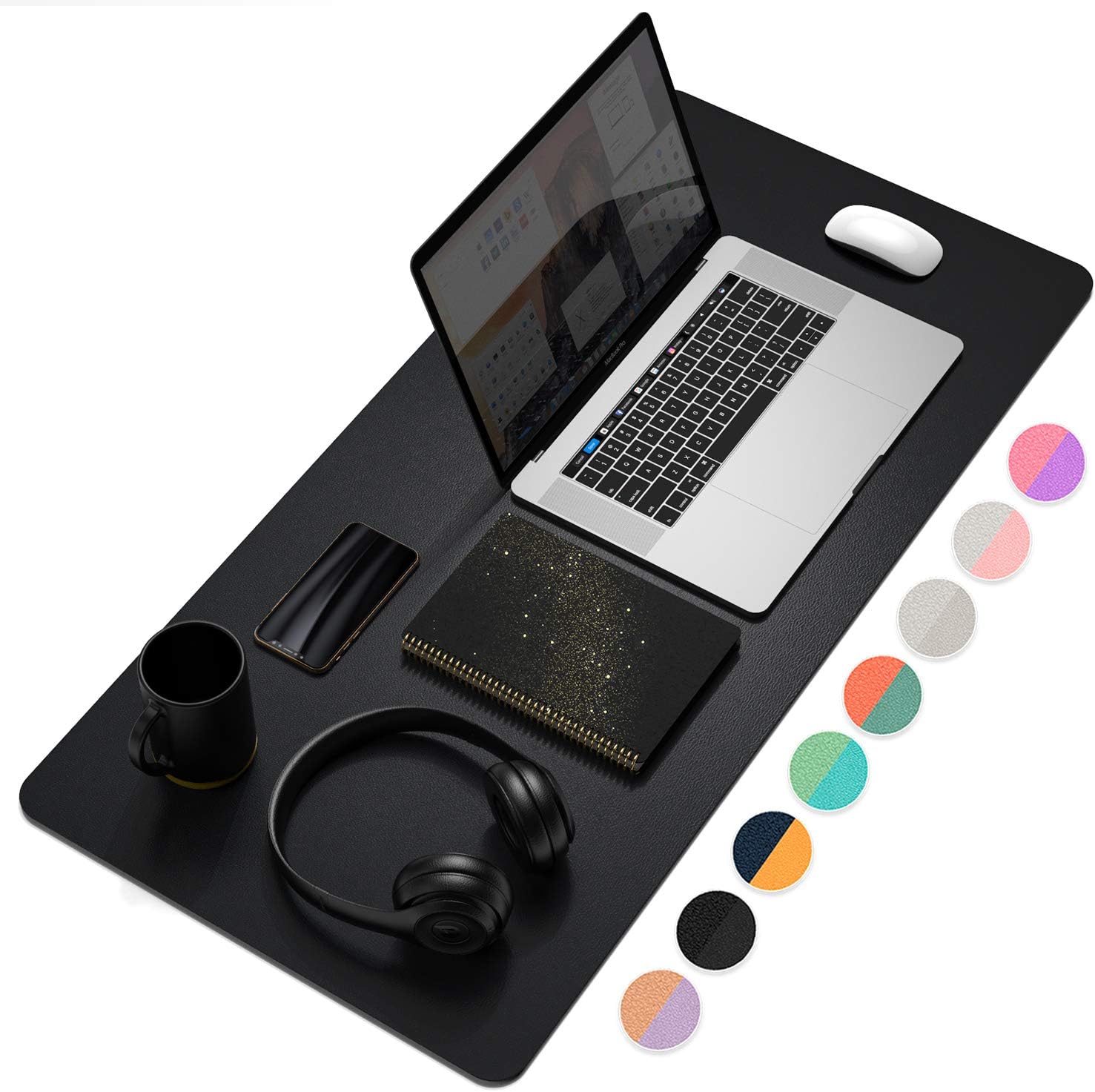 Dual-Sided Desk Pad Protector, - Desk Mat Leather ulasan dan harga